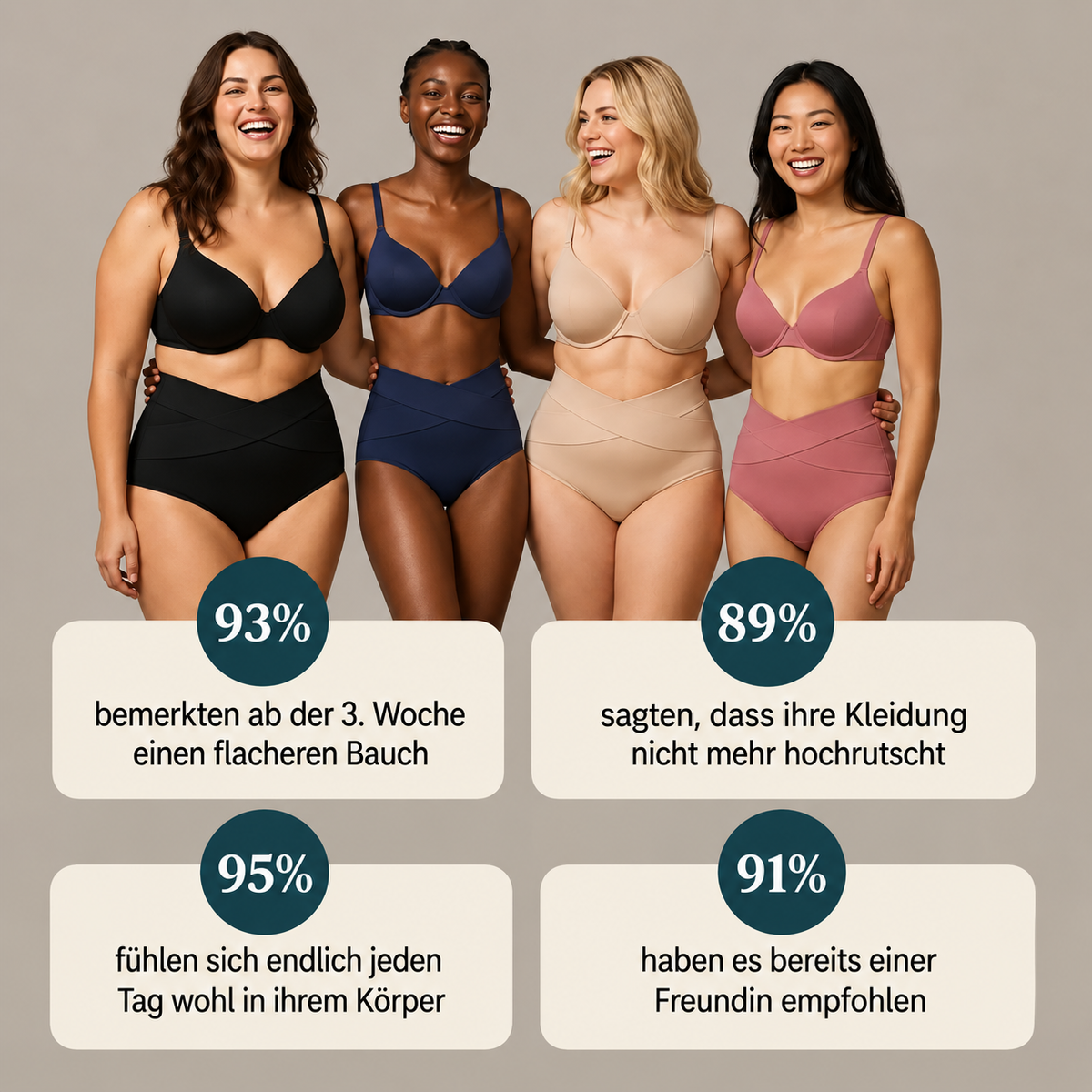 Postpartum-shapewear-slip – 360°-compressie